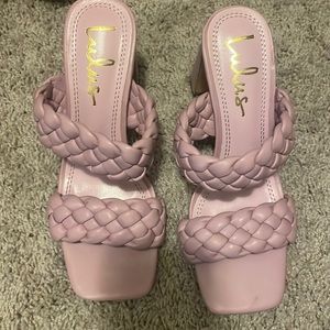 Lavender heels, size 6.5